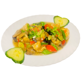 88. Hiidkrevetid brokoli ja seentega